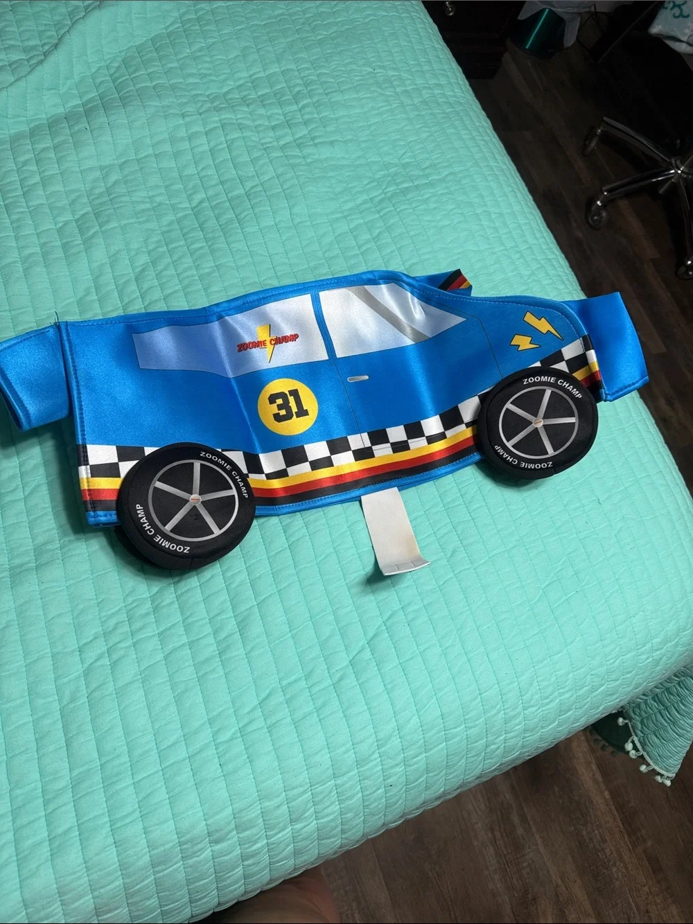 Spirit Blue Race Car Dog Costume (medium)